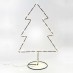 Χριστουγεννιάτικο μεταλλικό δενδράκι περίγραμμα 27x41 με 40 θερμά λευκά λαμπάκια LED με μπαταρίες για εσωτερικό χώρο | Eurolamp | 600-40175